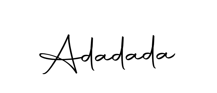 You should practise on your own different ways (Autography-DOLnW) to write your name (Adadada) in signature. don't let someone else do it for you. Adadada signature style 10 images and pictures png