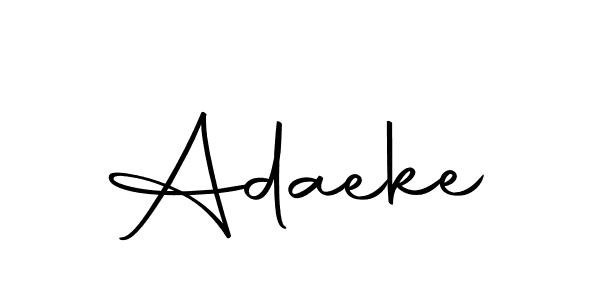 Design your own signature with our free online signature maker. With this signature software, you can create a handwritten (Autography-DOLnW) signature for name Adaeke. Adaeke signature style 10 images and pictures png