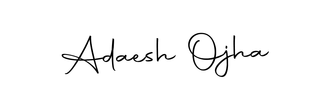 Use a signature maker to create a handwritten signature online. With this signature software, you can design (Autography-DOLnW) your own signature for name Adaesh Ojha. Adaesh Ojha signature style 10 images and pictures png