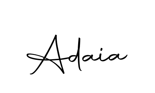 Adaia stylish signature style. Best Handwritten Sign (Autography-DOLnW) for my name. Handwritten Signature Collection Ideas for my name Adaia. Adaia signature style 10 images and pictures png