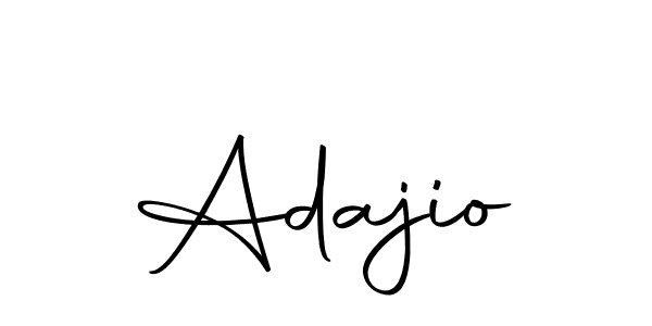 Design your own signature with our free online signature maker. With this signature software, you can create a handwritten (Autography-DOLnW) signature for name Adajio. Adajio signature style 10 images and pictures png