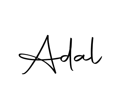 This is the best signature style for the Adal name. Also you like these signature font (Autography-DOLnW). Mix name signature. Adal signature style 10 images and pictures png