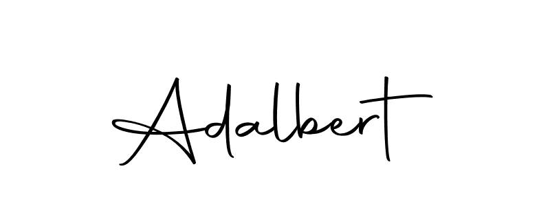 Design your own signature with our free online signature maker. With this signature software, you can create a handwritten (Autography-DOLnW) signature for name Adalbert. Adalbert signature style 10 images and pictures png