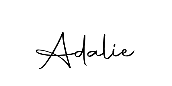Design your own signature with our free online signature maker. With this signature software, you can create a handwritten (Autography-DOLnW) signature for name Adalie. Adalie signature style 10 images and pictures png