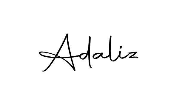 Design your own signature with our free online signature maker. With this signature software, you can create a handwritten (Autography-DOLnW) signature for name Adaliz. Adaliz signature style 10 images and pictures png