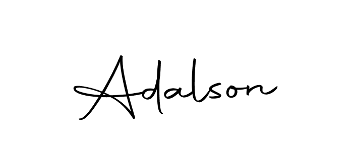 Create a beautiful signature design for name Adalson. With this signature (Autography-DOLnW) fonts, you can make a handwritten signature for free. Adalson signature style 10 images and pictures png