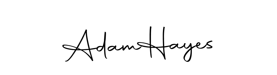 How to make Adam  Hayes name signature. Use Autography-DOLnW style for creating short signs online. This is the latest handwritten sign. Adam  Hayes signature style 10 images and pictures png