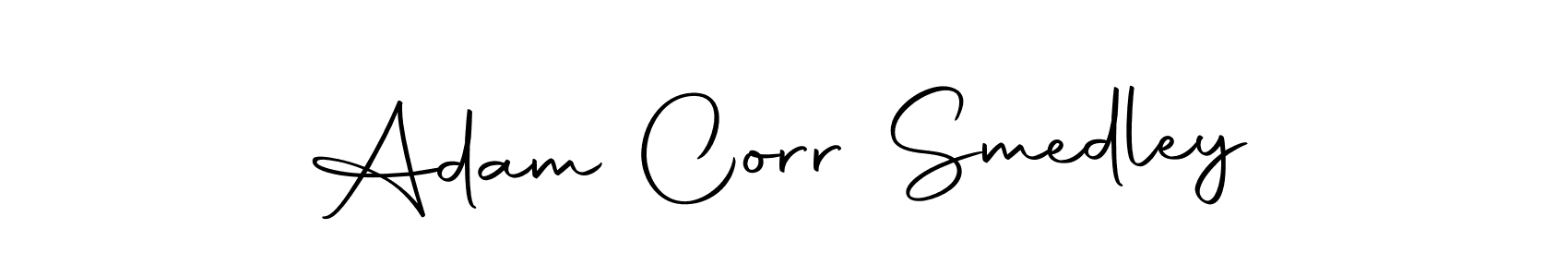 Adam Corr Smedley stylish signature style. Best Handwritten Sign (Autography-DOLnW) for my name. Handwritten Signature Collection Ideas for my name Adam Corr Smedley. Adam Corr Smedley signature style 10 images and pictures png