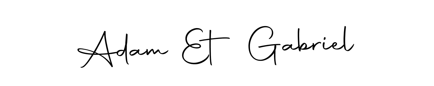 The best way (Autography-DOLnW) to make a short signature is to pick only two or three words in your name. The name Adam Et Gabriel include a total of six letters. For converting this name. Adam Et Gabriel signature style 10 images and pictures png