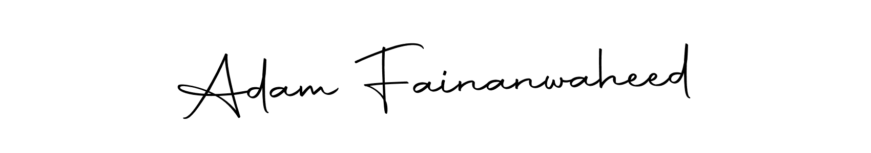 Make a beautiful signature design for name Adam Fainanwaheed. Use this online signature maker to create a handwritten signature for free. Adam Fainanwaheed signature style 10 images and pictures png