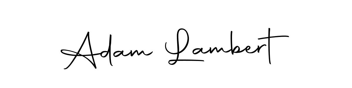 Create a beautiful signature design for name Adam Lambert. With this signature (Autography-DOLnW) fonts, you can make a handwritten signature for free. Adam Lambert signature style 10 images and pictures png