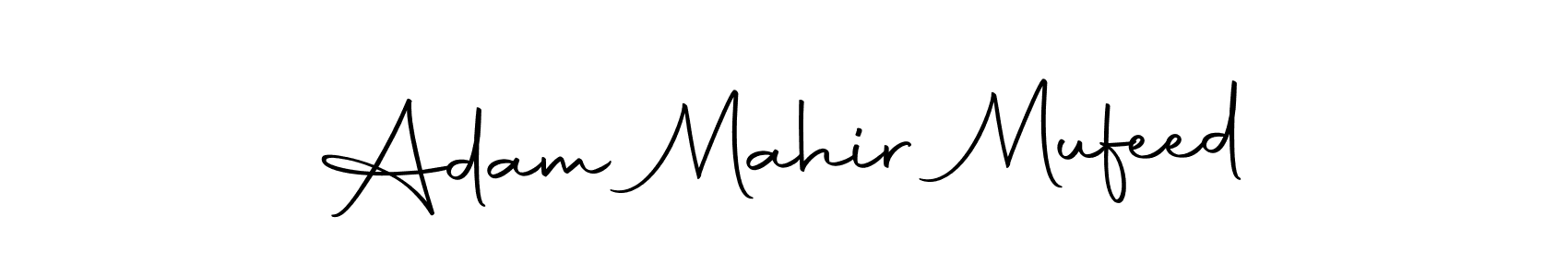 Design your own signature with our free online signature maker. With this signature software, you can create a handwritten (Autography-DOLnW) signature for name Adam Mahir Mufeed. Adam Mahir Mufeed signature style 10 images and pictures png