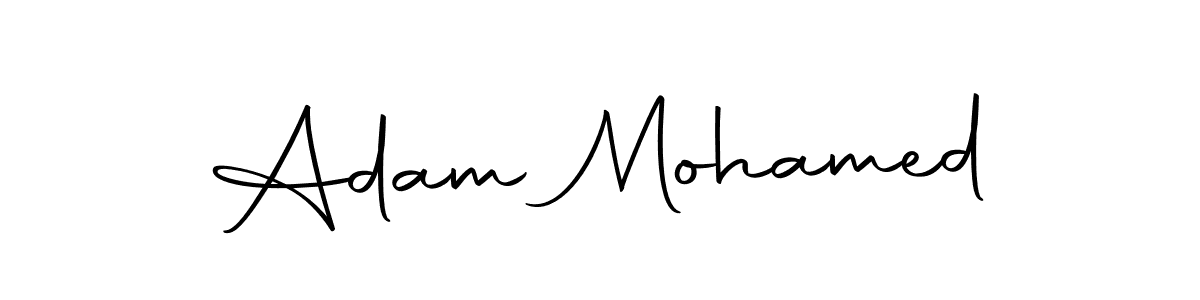 Design your own signature with our free online signature maker. With this signature software, you can create a handwritten (Autography-DOLnW) signature for name Adam Mohamed. Adam Mohamed signature style 10 images and pictures png