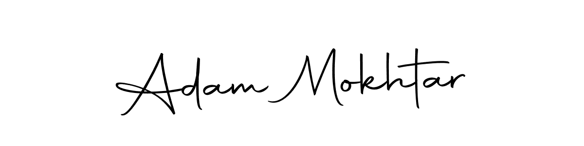 Use a signature maker to create a handwritten signature online. With this signature software, you can design (Autography-DOLnW) your own signature for name Adam Mokhtar. Adam Mokhtar signature style 10 images and pictures png