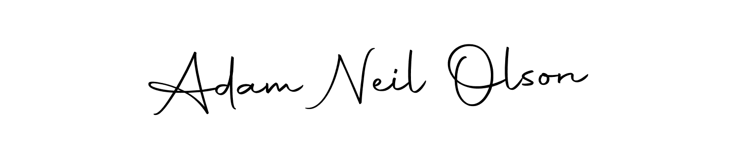 Design your own signature with our free online signature maker. With this signature software, you can create a handwritten (Autography-DOLnW) signature for name Adam Neil Olson. Adam Neil Olson signature style 10 images and pictures png