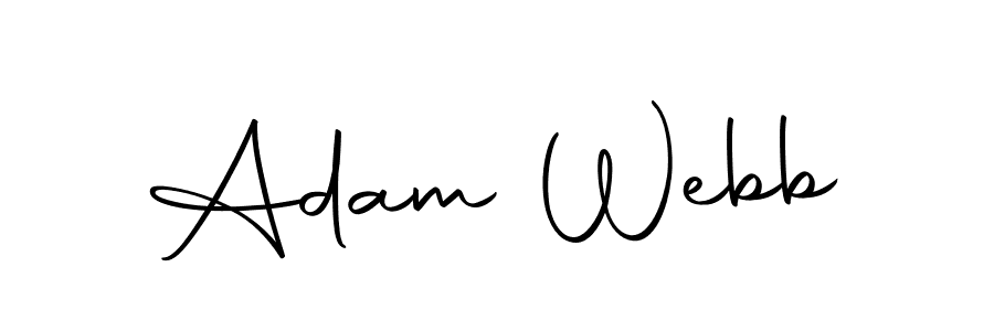 You should practise on your own different ways (Autography-DOLnW) to write your name (Adam Webb) in signature. don't let someone else do it for you. Adam Webb signature style 10 images and pictures png