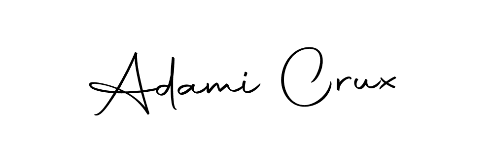 if you are searching for the best signature style for your name Adami Crux. so please give up your signature search. here we have designed multiple signature styles  using Autography-DOLnW. Adami Crux signature style 10 images and pictures png