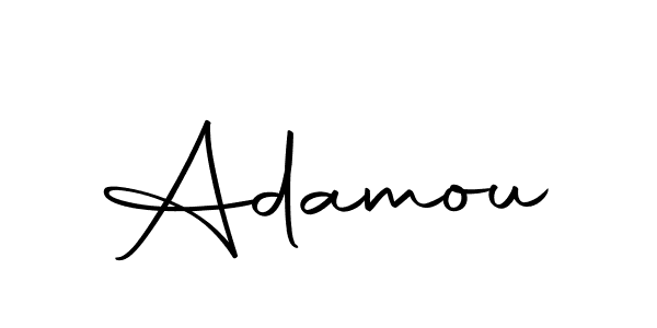Design your own signature with our free online signature maker. With this signature software, you can create a handwritten (Autography-DOLnW) signature for name Adamou. Adamou signature style 10 images and pictures png