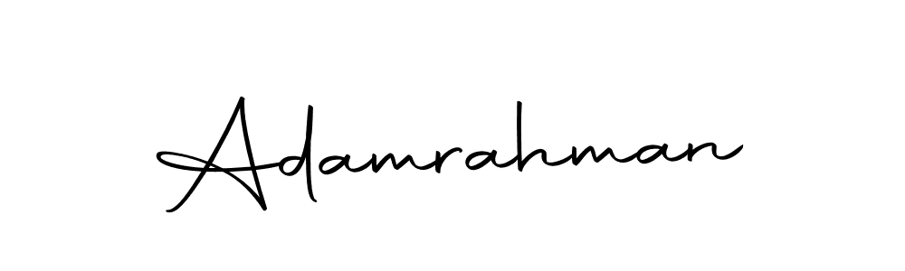 Make a beautiful signature design for name Adamrahman. With this signature (Autography-DOLnW) style, you can create a handwritten signature for free. Adamrahman signature style 10 images and pictures png