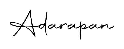 An effortless, minimalist signature concept for Adarapan using Autography-DOLnW design. Clean lines that look great on any document. Adarapan signature style 10 images and pictures png