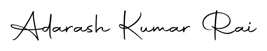 The Autography-DOLnW typeface gives name Adarash Kumar Rai a refined look. Suitable for certificates, diplomas, and official verification. Adarash Kumar Rai signature style 10 images and pictures png