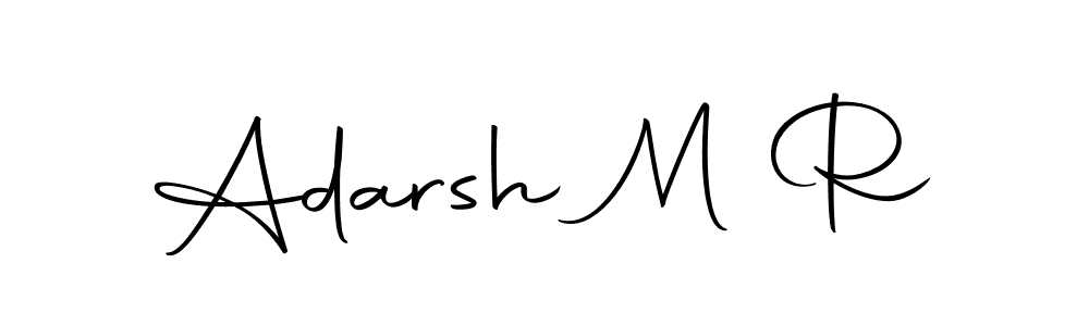 Similarly Autography-DOLnW is the best handwritten signature design. Signature creator online .You can use it as an online autograph creator for name Adarsh M R. Adarsh M R signature style 10 images and pictures png