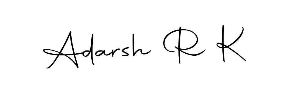 You can use this online signature creator to create a handwritten signature for the name Adarsh R K. This is the best online autograph maker. Adarsh R K signature style 10 images and pictures png