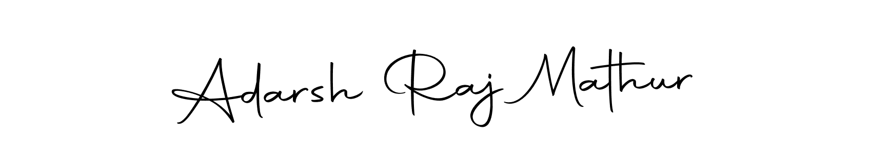 Make a beautiful signature design for name Adarsh Raj Mathur. With this signature (Autography-DOLnW) style, you can create a handwritten signature for free. Adarsh Raj Mathur signature style 10 images and pictures png