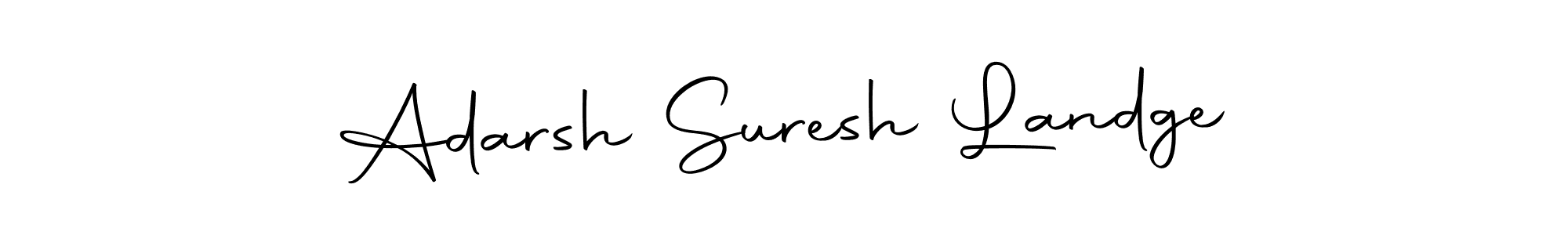 Also we have Adarsh Suresh Landge name is the best signature style. Create professional handwritten signature collection using Autography-DOLnW autograph style. Adarsh Suresh Landge signature style 10 images and pictures png