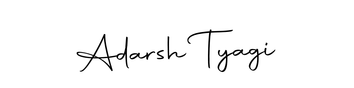 Make a beautiful signature design for name Adarsh Tyagi. With this signature (Autography-DOLnW) style, you can create a handwritten signature for free. Adarsh Tyagi signature style 10 images and pictures png