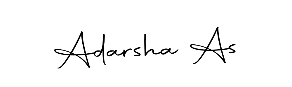 The best way (Autography-DOLnW) to make a short signature is to pick only two or three words in your name. The name Adarsha As include a total of six letters. For converting this name. Adarsha As signature style 10 images and pictures png