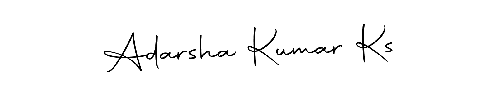 The best way (Autography-DOLnW) to make a short signature is to pick only two or three words in your name. The name Adarsha Kumar Ks include a total of six letters. For converting this name. Adarsha Kumar Ks signature style 10 images and pictures png