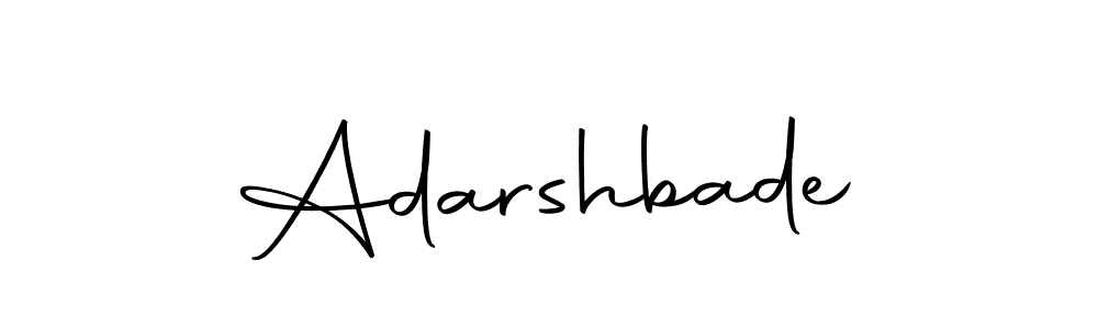 Make a beautiful signature design for name Adarshbade. With this signature (Autography-DOLnW) style, you can create a handwritten signature for free. Adarshbade signature style 10 images and pictures png