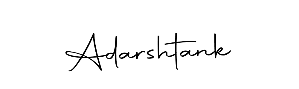 Design your own signature with our free online signature maker. With this signature software, you can create a handwritten (Autography-DOLnW) signature for name Adarshtank. Adarshtank signature style 10 images and pictures png