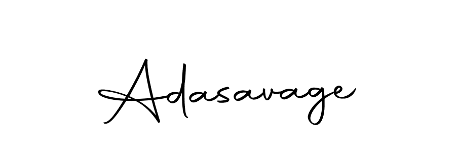 Use a signature maker to create a handwritten signature online. With this signature software, you can design (Autography-DOLnW) your own signature for name Adasavage. Adasavage signature style 10 images and pictures png