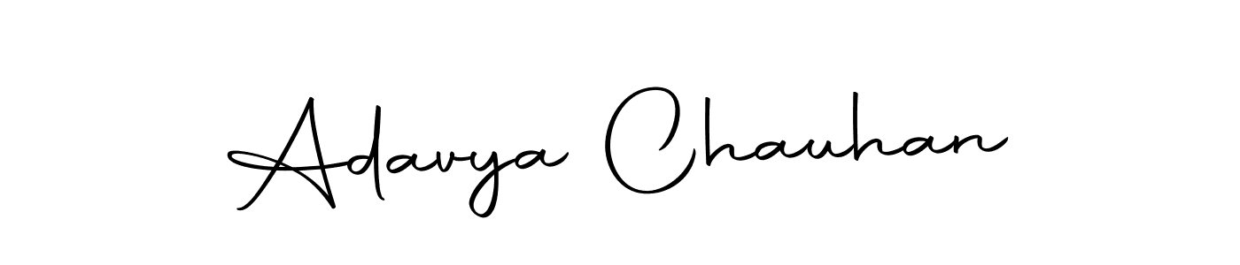 Make a beautiful signature design for name Adavya Chauhan. With this signature (Autography-DOLnW) style, you can create a handwritten signature for free. Adavya Chauhan signature style 10 images and pictures png