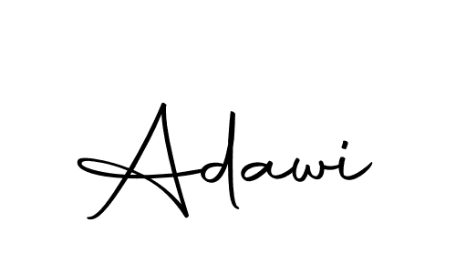 How to make Adawi signature? Autography-DOLnW is a professional autograph style. Create handwritten signature for Adawi name. Adawi signature style 10 images and pictures png