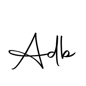 You should practise on your own different ways (Autography-DOLnW) to write your name (Adb) in signature. don't let someone else do it for you. Adb signature style 10 images and pictures png