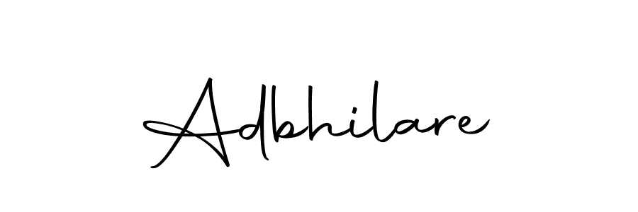 How to make Adbhilare signature? Autography-DOLnW is a professional autograph style. Create handwritten signature for Adbhilare name. Adbhilare signature style 10 images and pictures png