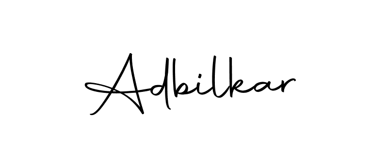 Similarly Autography-DOLnW is the best handwritten signature design. Signature creator online .You can use it as an online autograph creator for name Adbilkar. Adbilkar signature style 10 images and pictures png