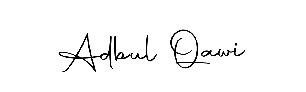 You should practise on your own different ways (Autography-DOLnW) to write your name (Adbul Qawi) in signature. don't let someone else do it for you. Adbul Qawi signature style 10 images and pictures png