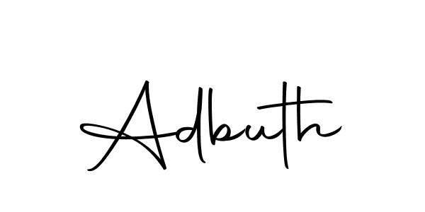 Similarly Autography-DOLnW is the best handwritten signature design. Signature creator online .You can use it as an online autograph creator for name Adbuth. Adbuth signature style 10 images and pictures png