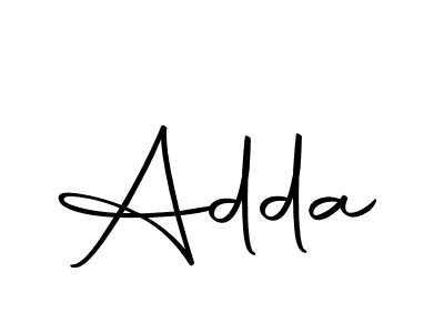 Adda stylish signature style. Best Handwritten Sign (Autography-DOLnW) for my name. Handwritten Signature Collection Ideas for my name Adda. Adda signature style 10 images and pictures png