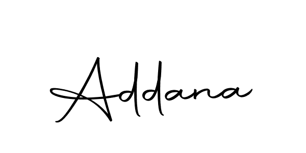 You should practise on your own different ways (Autography-DOLnW) to write your name (Addana) in signature. don't let someone else do it for you. Addana signature style 10 images and pictures png