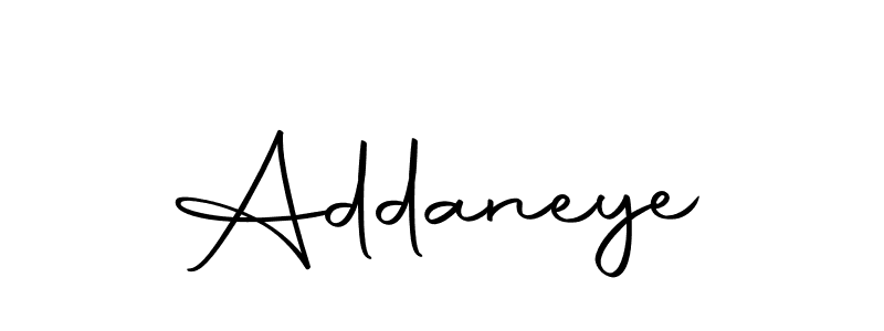 Design your own signature with our free online signature maker. With this signature software, you can create a handwritten (Autography-DOLnW) signature for name Addaneye. Addaneye signature style 10 images and pictures png