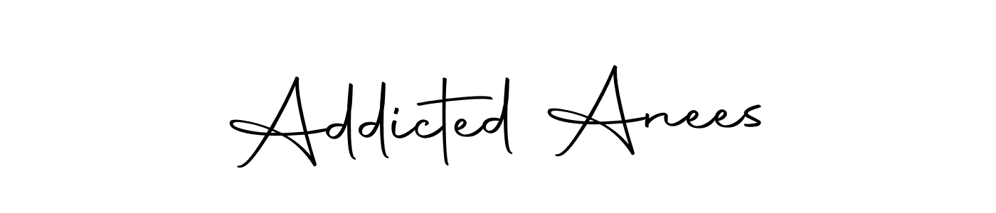 Addicted Anees stylish signature style. Best Handwritten Sign (Autography-DOLnW) for my name. Handwritten Signature Collection Ideas for my name Addicted Anees. Addicted Anees signature style 10 images and pictures png