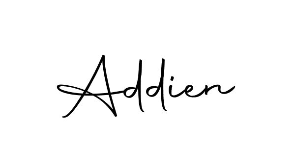 Make a beautiful signature design for name Addien. Use this online signature maker to create a handwritten signature for free. Addien signature style 10 images and pictures png