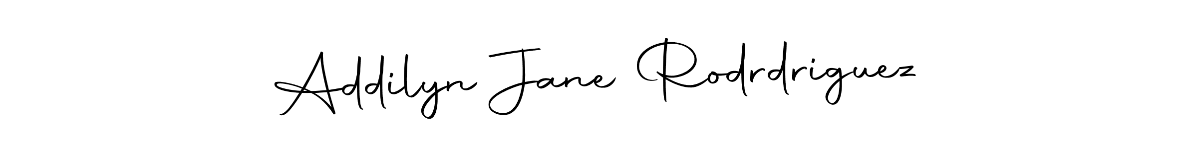 Make a beautiful signature design for name Addilyn Jane Rodrdriguez. With this signature (Autography-DOLnW) style, you can create a handwritten signature for free. Addilyn Jane Rodrdriguez signature style 10 images and pictures png