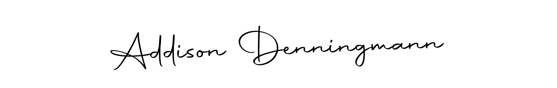 Make a short Addison Denningmann signature style. Manage your documents anywhere anytime using Autography-DOLnW. Create and add eSignatures, submit forms, share and send files easily. Addison Denningmann signature style 10 images and pictures png