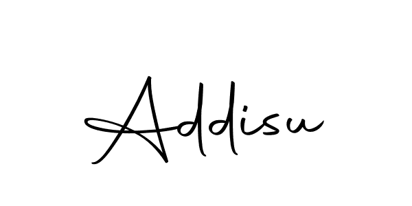 Design your own signature with our free online signature maker. With this signature software, you can create a handwritten (Autography-DOLnW) signature for name Addisu. Addisu signature style 10 images and pictures png